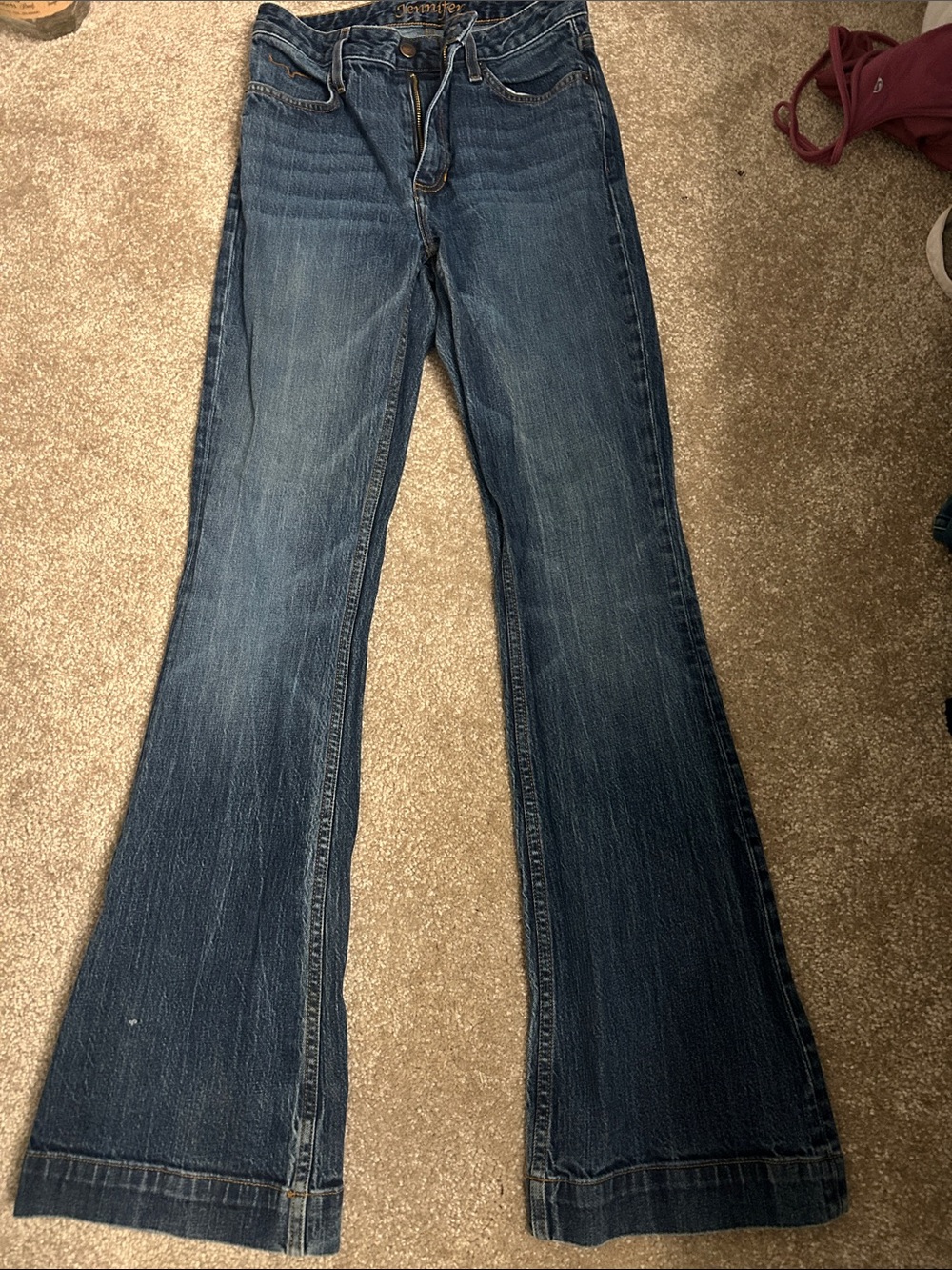 Kimes Ranch Dark Blue Flare Jeans